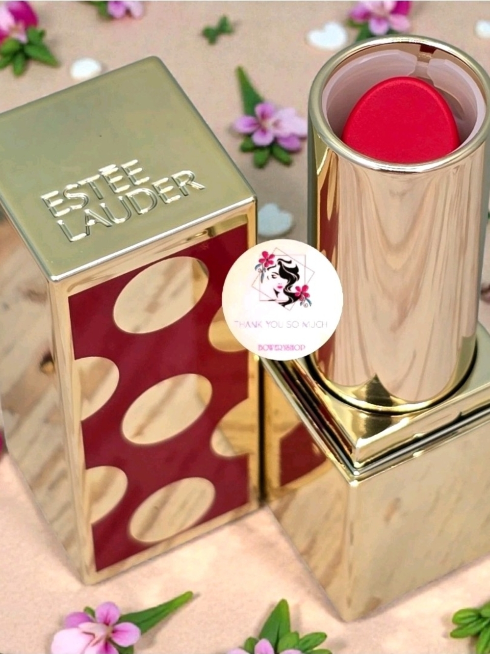 Set of 2 Estee Lauder Limited Edition Lipstick Red Ribbon 0.12oz/3.5 g Full Size